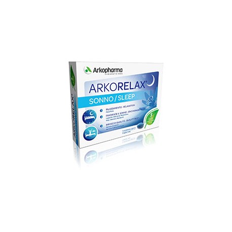 Arkopharma Arkorelax Sonno/Sleep integratore calmante per sonni sereni 30 compresse