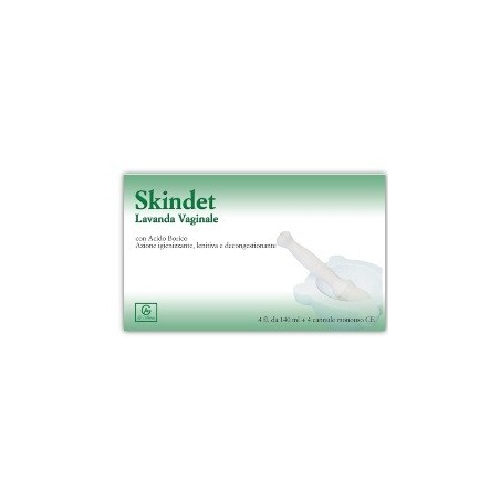 Skindet Lavanda vaginale 4 flaconi 140 ml + 4 cannule monouso Skindet Lavanda vaginale 4 flaconi 140 ml + 4 cannule monouso