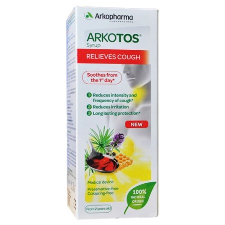 Arkopharma Arkotos Sciroppo contro la tosse secca e grassa 140 ml Arkopharma Arkotos Sciroppo contro la tosse secca e grassa 140 ml