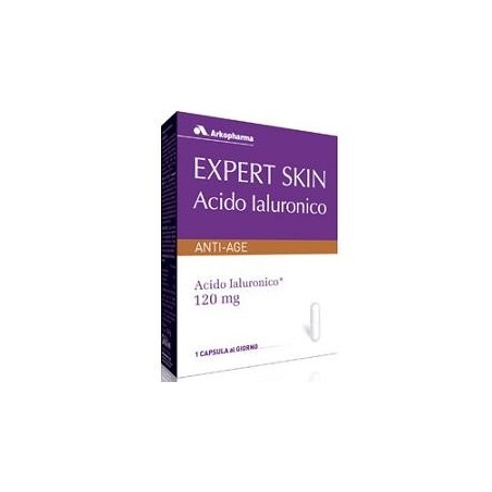 Arkopharma Expert Skin Acido Ialuronico integratore anti-età 30 capsule Arkopharma Expert Skin Acido Ialuronico integratore anti-età 30 capsule
