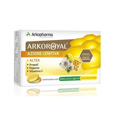 Arkopharma Arkoroyal Pastiglie per la gola papaina e propoli 24 pastiglie Arkopharma Arkoroyal Pastiglie per la gola papaina e propoli 24 pastiglie