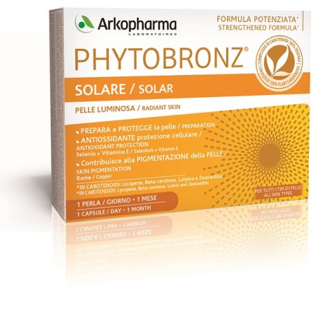 ArkopharmaPhytobronz 30 perle - Integratore per abbronzatura