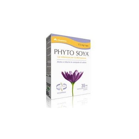 Arkofarm Phytosoya 17,5 mg - Integratore per i disturbi della menopausa 60 capsule Arkofarm Phytosoya 17,5 mg - Integratore per i disturbi della menopausa 60 capsule
