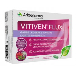 Vitiven Flux 30 capsule - Integratore per microcircolo e gambe pesanti