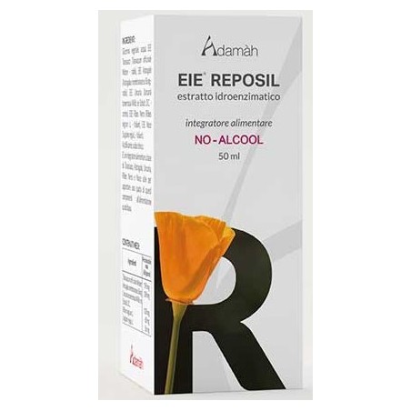 Adamah EIE Reposil Estratto Idroenzimatico per difficoltà di addormentamento 50 ml Adamah EIE Reposil Estratto Idroenzimatico per difficoltà di addormentamento 50 ml
