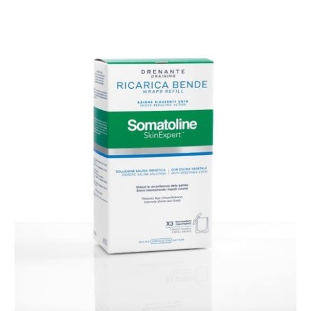 Somatoline SkinExpert Ricarica Bende snellenti drenanti anti-cellulite 3 trattamenti Somatoline SkinExpert Ricarica Bende snellenti drenanti anti-cellulite 3 trattamenti