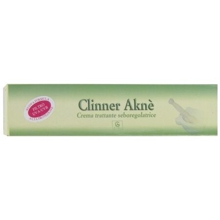 Clinderm Akne Crema seboregolatrice antinfiammatoria per brufoli 30 ml Clinderm Akne Crema seboregolatrice antinfiammatoria per brufoli 30 ml