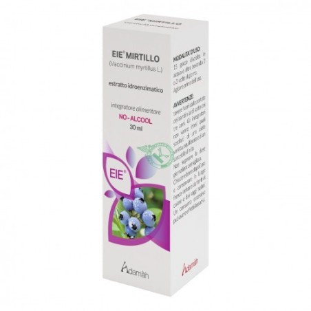 Adamah EIE Mirtillo Nero Estratto Idroenzimatico per transito intestinale 30 ml Adamah EIE Mirtillo Nero Estratto Idroenzimatico per transito intestinale 30 ml