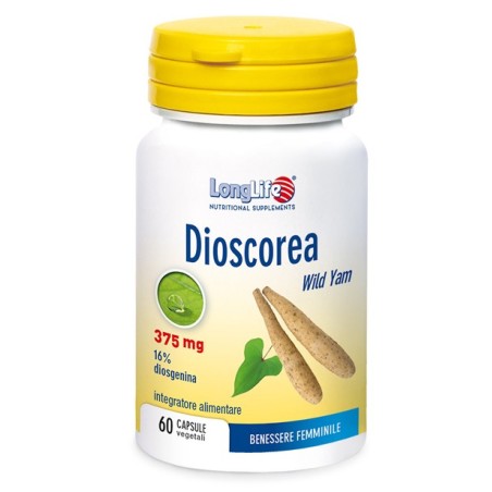 Longlife Dioscorea integratore vegano con 16% in diosgenina 60 capsule Longlife Dioscorea integratore vegano con 16% in diosgenina 60 capsule