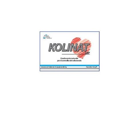 Leader Natural Pharma Kolinat integratore per il colesterolo 30 capsule