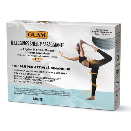 Guam Leggings Snell Massaggiante ad azione anticellulite e rassodante taglia S-M Guam Leggings Snell Massaggiante ad azione anticellulite e rassodante taglia S-M