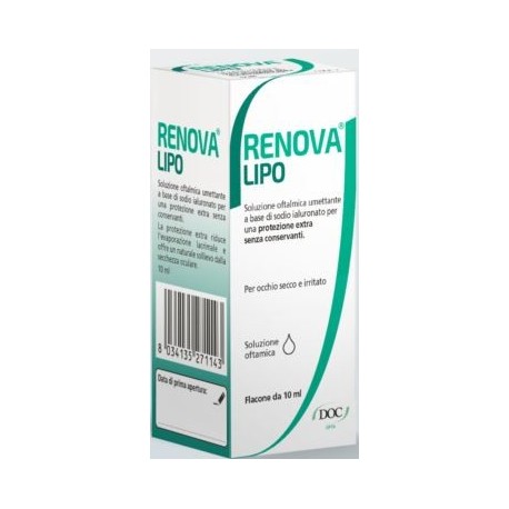 Renova Collirio a Base di Acido Ialuronico 0,4% e Lipidi 10 ml