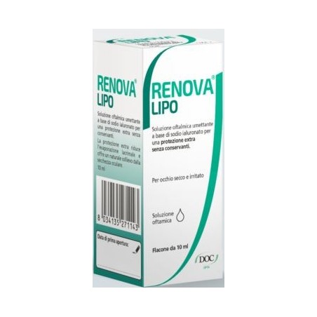 Renova Collirio a Base di Acido Ialuronico 0,4% e Lipidi 10 ml Renova Collirio a Base di Acido Ialuronico 0,4% e Lipidi 10 ml