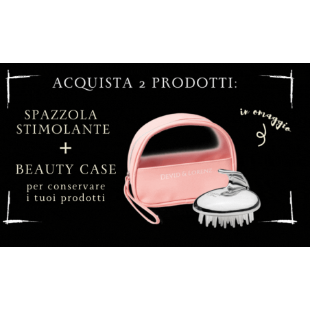 Spazzola stimolante per capelli + beauty case omaggio