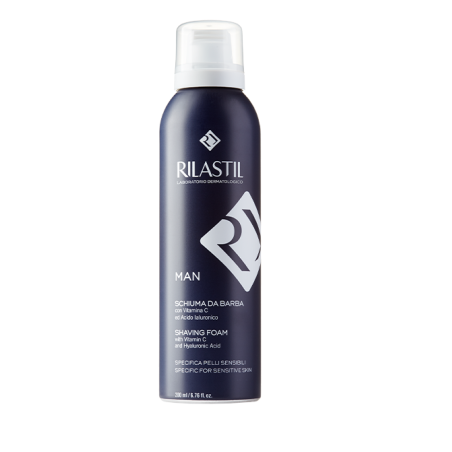 Rilastil Man Schiuma da barba per la rasatura 200 ml Rilastil Man Schiuma da barba per la rasatura 200 ml