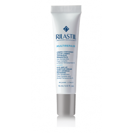 Rilastil Multirepair crema contorno occhi e labbra antirughe 15 ml