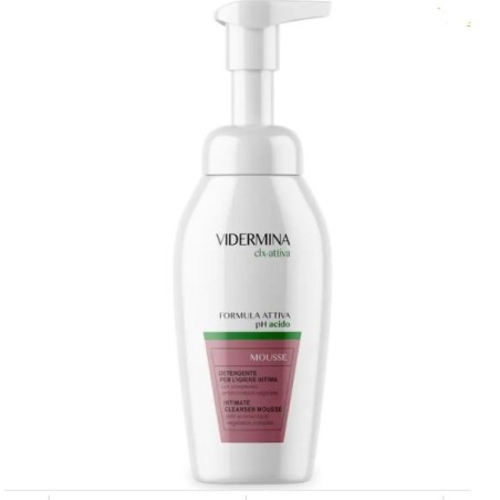 Vidermina Clx Attiva Mousse Detergente Intima Antimicrobica 200ml Vidermina Clx Attiva Mousse Detergente Intima Antimicrobica 200ml