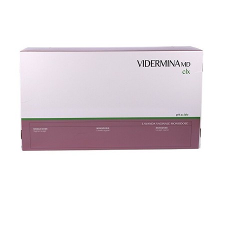 Vidermina MD CLX Attiva lavanda vaginale soluzione monodose 5 flaconcini da 140 ml Vidermina MD CLX Attiva lavanda vaginale soluzione monodose 5 flaconcini da 140 ml