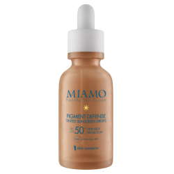 Miamo Pigment Defense Tinted Sunscreen Drops SPF 50+ - Siero protezione solare antimacchia 30 ml