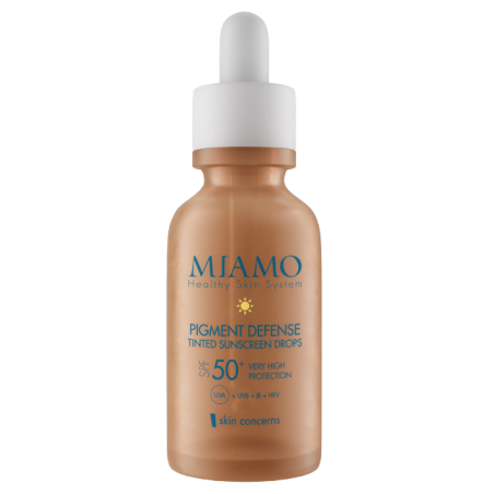 Miamo Pigment Defense Tinted Sunscreen Drops SPF 50+ - Siero protezione solare antimacchia 30 ml Miamo Pigment Defense Tinted Sunscreen Drops SPF 50+ - Siero protezione solare antimacchia 30 ml
