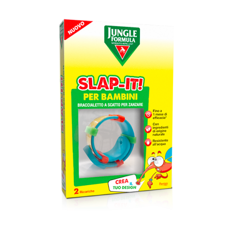 Jungle Formula Slap It - Braccialetto a scatto anti zanzare per bambini