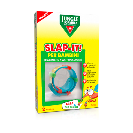 Jungle Formula Slap It - Braccialetto a scatto anti zanzare per bambini Jungle Formula Slap It - Braccialetto a scatto anti zanzare per bambini