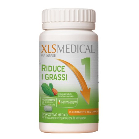 Xls Medical Via i Grassi 120 compresse per ridurre l'assorbimento dei grassi Xls Medical Via i Grassi 120 compresse per ridurre l'assorbimento dei grassi