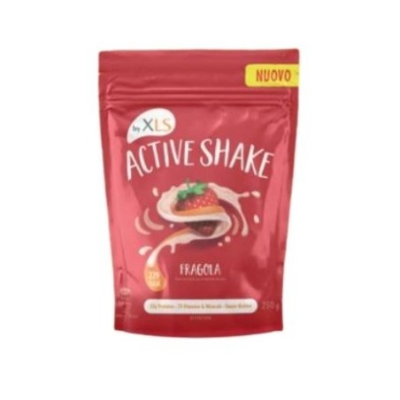 XLS Active Shake frullato sostitutivo del pasto gusto fragola 250 g XLS Active Shake frullato sostitutivo del pasto gusto fragola 250 g