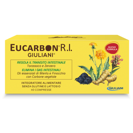 Eucarbon integratore per funzionalità intestinale 40 compresse Eucarbon integratore per funzionalità intestinale 40 compresse