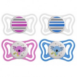 Chicco Succhietto Light Luminoso in Silicone 6-16 Mesi 2 Pezzi