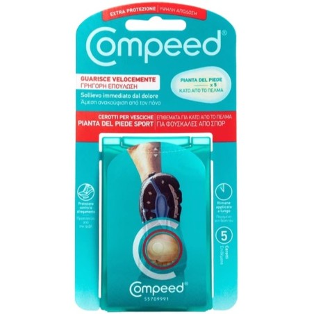 Compeed Vesciche Pianta del piede 5 pezzi Compeed Vesciche Pianta del piede 5 pezzi