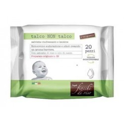 Fiocchi di Riso Salviettine Talco Non Talco 20 Pezzi