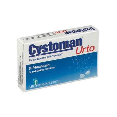 ABI Pharmaceutical Cystoman Urto integratore per vie urinarie 15 compresse effervescenti