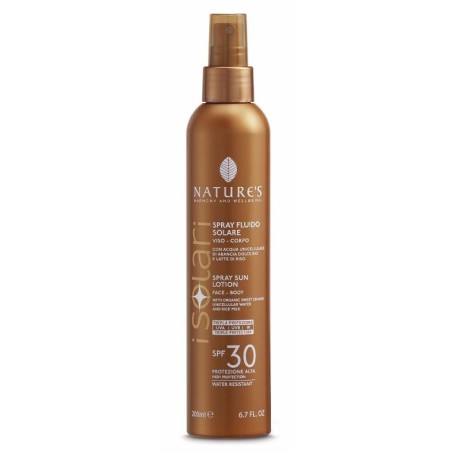 Nature's I Solari Spray fluido protezione viso e corpo SPF30 200 ml Nature's I Solari Spray fluido protezione viso e corpo SPF30 200 ml