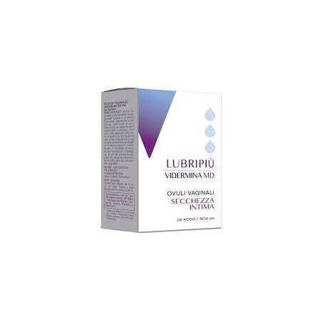 Vidermina Lubripiù Ovuli vaginali secchezza intima 2 blister da 5 ovuli Vidermina Lubripiù Ovuli vaginali secchezza intima 2 blister da 5 ovuli