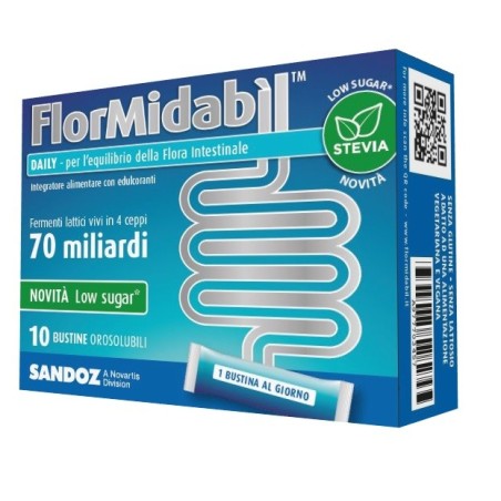 Flormidabil Daily Integratore Alimentare con Probiotici - 10 Bustine Flormidabil Daily Integratore Alimentare con Probiotici - 10 Bustine