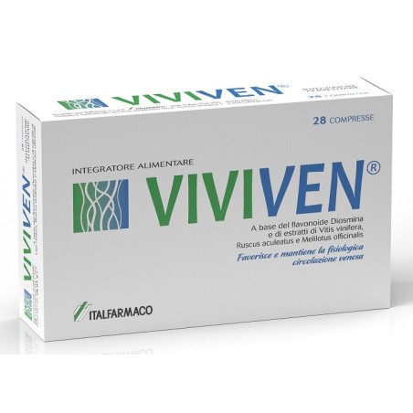 Viviven Integratore per la Circolazione Venosa 28 Compresse Viviven Integratore per la Circolazione Venosa 28 Compresse
