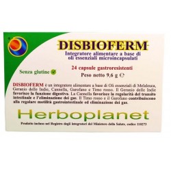 Herboplanet Disbioferm integratore per digestione e regolarità intestinale 24 capsule