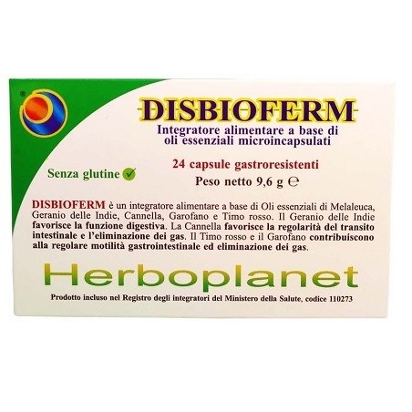 Herboplanet Disbioferm integratore per digestione e regolarità intestinale 24 capsule Herboplanet Disbioferm integratore per digestione e regolarità intestinale 24 capsule