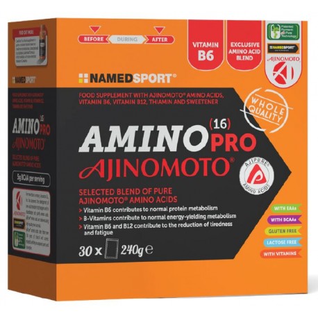 Named Sport Amino 16 Ajinomoto 30 bustine