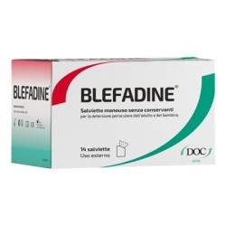 Confezione da 14 salviette sterili monouso di Blefadine