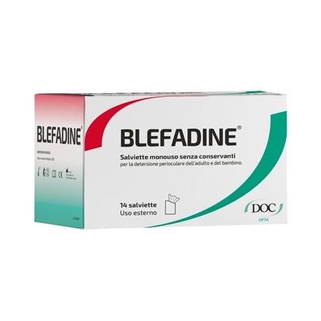 Blefadine Salviette Monouso per Detersione Perioculare - 14 Salviette