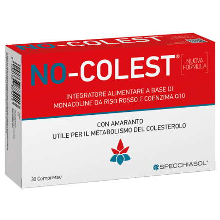 No-Colest Integratore per il Colesterolo 30 Compresse No-Colest Integratore per il Colesterolo 30 Compresse
