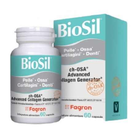 Biosil Hair Skin Nails 60 capsule per il benessere di capelli pelle e unghie Biosil Hair Skin Nails 60 capsule per il benessere di capelli pelle e unghie