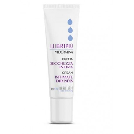 Vidermina Lubripiù crema intima per la secchezza vaginale 30 ml