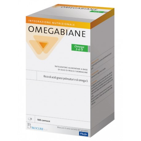 Omegabiane Integratore con Omega 3-6-9 100 capsule
