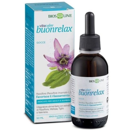 Bios Line VitaCalm Buonanotte Gocce Integratore rilassante 50 ml Bios Line VitaCalm Buonanotte Gocce Integratore rilassante 50 ml