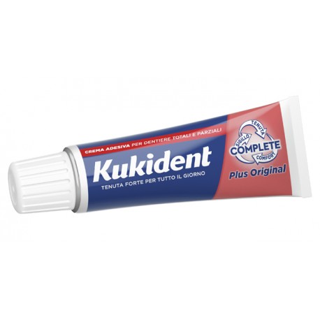 Kukident Complete Plus Original crema adesiva forte per dentiera 40 g