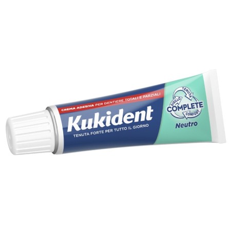 Kukident Complete Neutro crema adesiva sigillante per dentiera 40 g Kukident Complete Neutro crema adesiva sigillante per dentiera 40 g