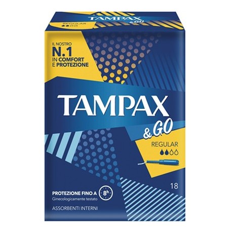 Tampax&Go Regular 18 Pezzi